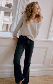 Savelo The Studio High-Rise Modern Boot Denim