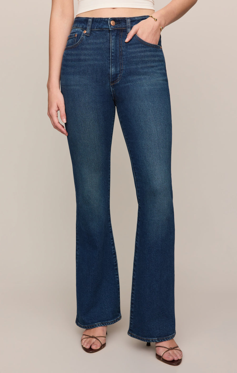 Savelo The Studio High-Rise Modern Boot Denim