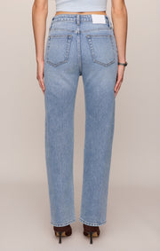 Savelo The Muse High-Rise Straight Denim
