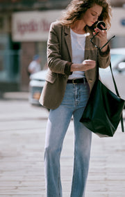Savelo The Muse High-Rise Straight Denim