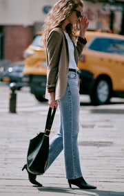 Savelo The Muse High-Rise Straight Denim