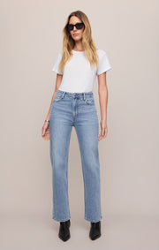 Savelo The Muse High-Rise Straight Denim