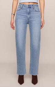 Savelo The Muse High-Rise Straight Denim
