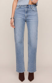Savelo The Muse High-Rise Straight Denim