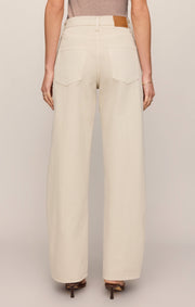 Savelo The Show Off High-Rise Bowed Denim