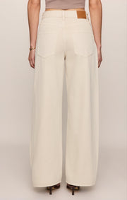 Savelo The Show Off High-Rise Bowed Denim