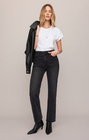 Savelo The Muse High-Rise Straight Denim