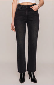 Savelo The Muse High-Rise Straight Denim