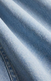 Savelo The Show Off High-Rise Bowed Denim
