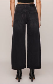 Savelo The Show Off High-Rise Bowed Denim