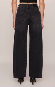 Savelo The Show Off High-Rise Bowed Denim
