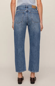 Savelo The Off Duty Mid-Rise Bowed Ankle Denim