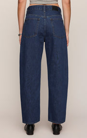 Savelo The Off Duty Mid-Rise Bowed Ankle Denim
