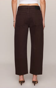 Savelo The Off Duty Mid-Rise Bowed Ankle Denim