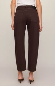 Savelo The Off Duty Mid-Rise Bowed Ankle Denim