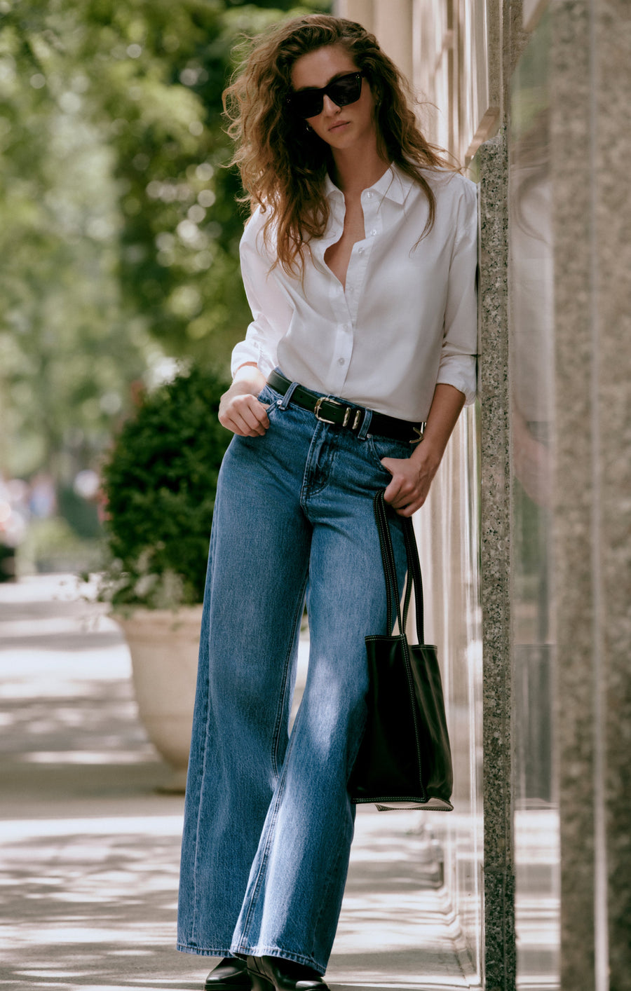 Savelo The Head Turner High-Rise Wide Denim