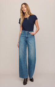 Savelo The Head Turner High-Rise Wide Denim