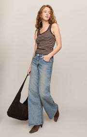 Savelo The Stunner Mid-Rise Wide Denim