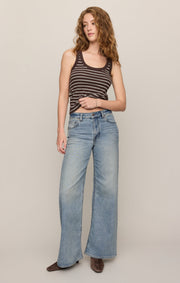 Savelo The Stunner Mid-Rise Wide Denim