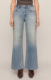 Savelo The Stunner Mid-Rise Wide Denim