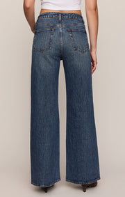 Savelo The Stunner Mid-Rise Wide Denim