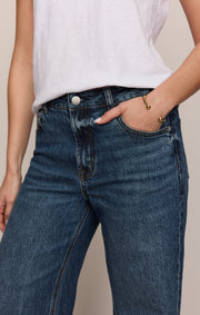 Savelo The Stunner Mid-Rise Wide Denim
