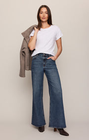 Savelo The Stunner Mid-Rise Wide Denim