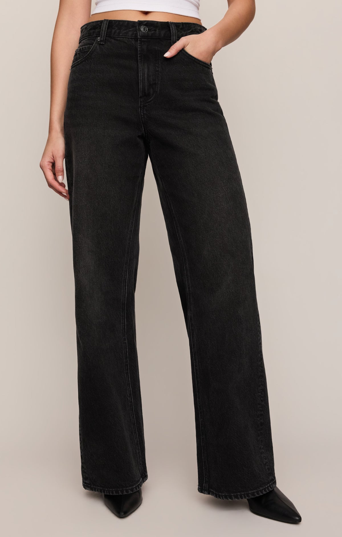 Savelo The Head Turner High-Rise Wide Denim