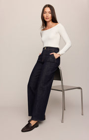Savelo The Atelier High-Rise Trouser Denim