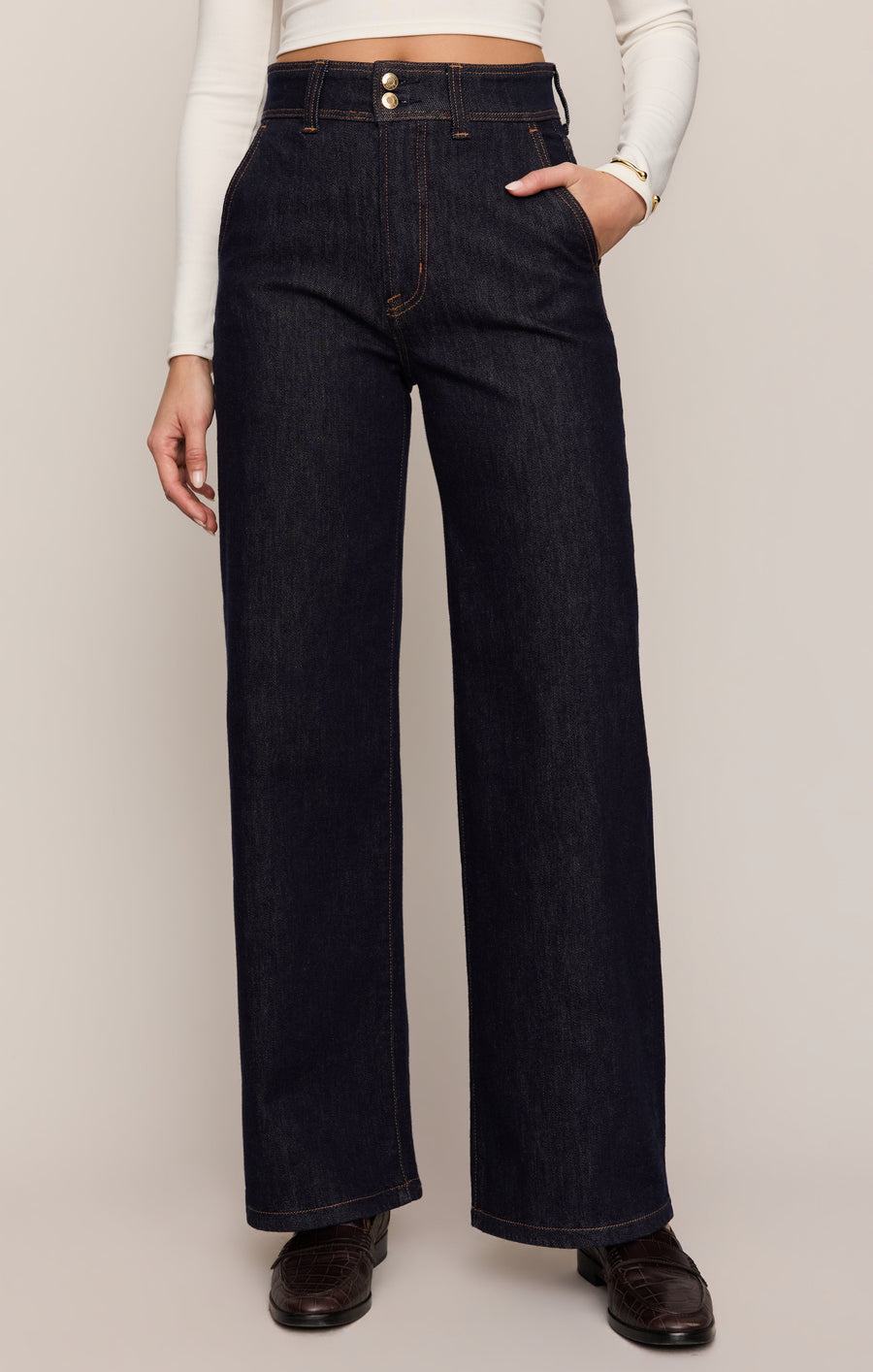 Savelo The Atelier High-Rise Trouser Denim