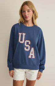 Savelo Americana Boyfriend Sweatshirt