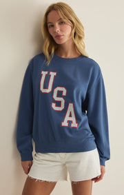 Savelo Americana Boyfriend Sweatshirt