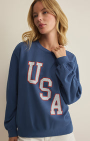 Savelo Americana Boyfriend Sweatshirt