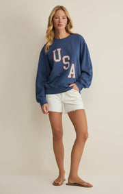 Savelo Americana Boyfriend Sweatshirt