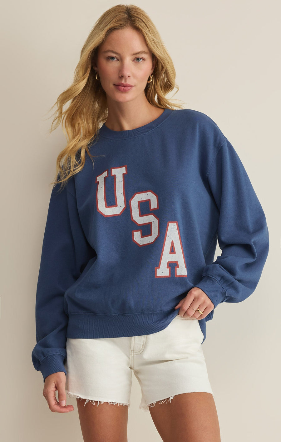 Savelo Americana Boyfriend Sweatshirt