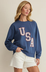 Savelo Americana Boyfriend Sweatshirt
