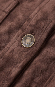 Savelo All Day Cropped Suede Jacket