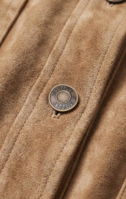 Savelo All Day Cropped Suede Jacket