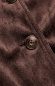 Savelo Decker Faux Suede Chore Coat