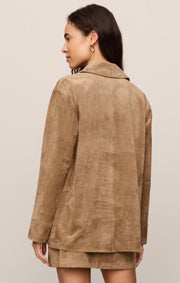 Savelo Decker Faux Suede Chore Coat