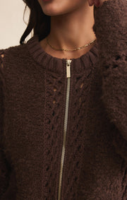 Savelo Sundance Zip-Up Sweater Jacket