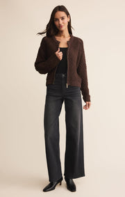 Savelo Sundance Zip-Up Sweater Jacket