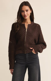 Savelo Sundance Zip-Up Sweater Jacket