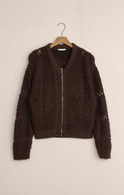 Savelo Sundance Zip-Up Sweater Jacket