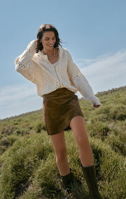Savelo Sundance Zip-Up Sweater Jacket