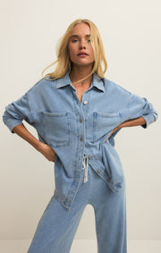 Savelo All Day Knit Denim Jacket