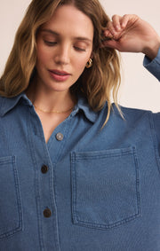 Savelo All Day Knit Denim Jacket