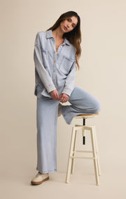 Savelo All Day Knit Denim Jacket
