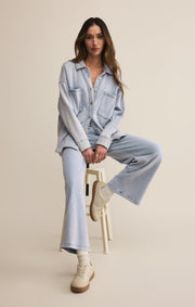 Savelo All Day Knit Denim Jacket