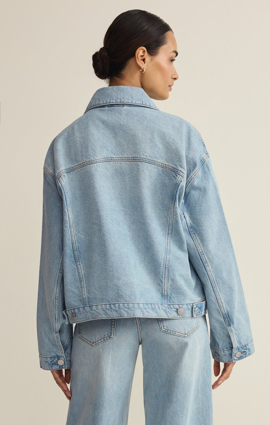 Savelo Dani Denim Trucker Jacket